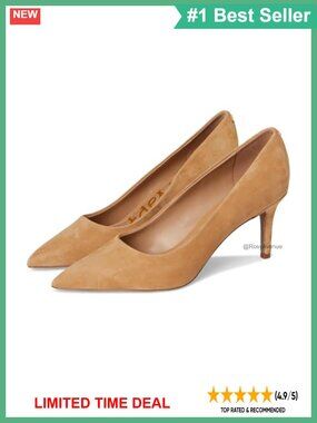 Pointed Toe Stiletto Heel Slip-On Leather Pumps Heels Evening